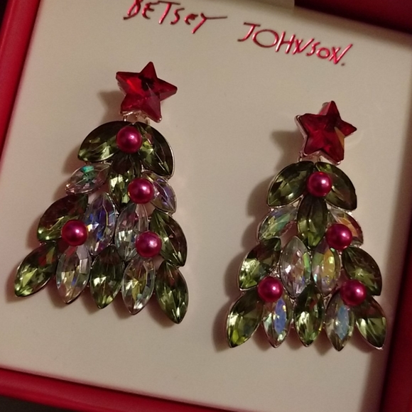 Betsey Johnson Christmas tree gem - Picture 3 of 3